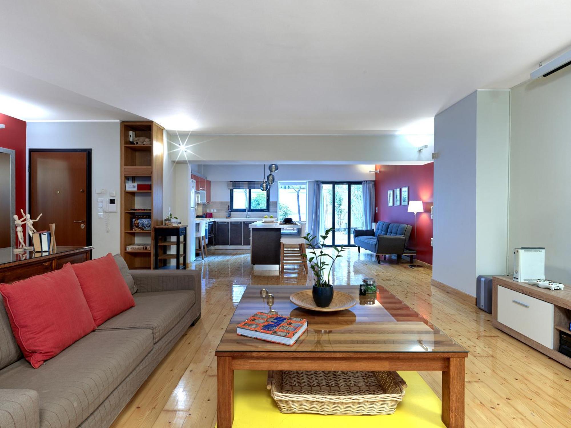 Koukaki Garden Escape Child Friendly Apartment Atene Esterno foto