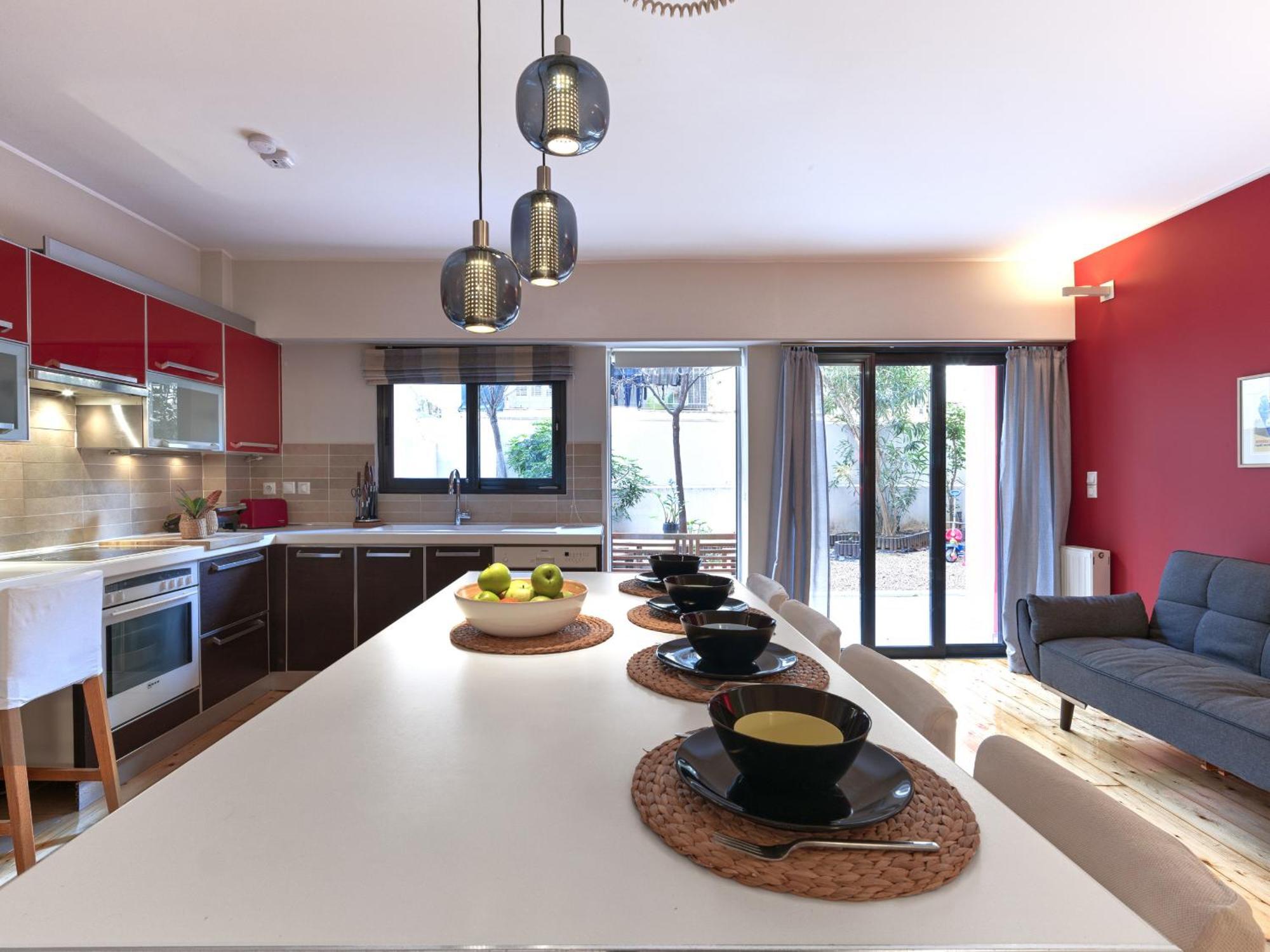 Koukaki Garden Escape Child Friendly Apartment Atene Esterno foto