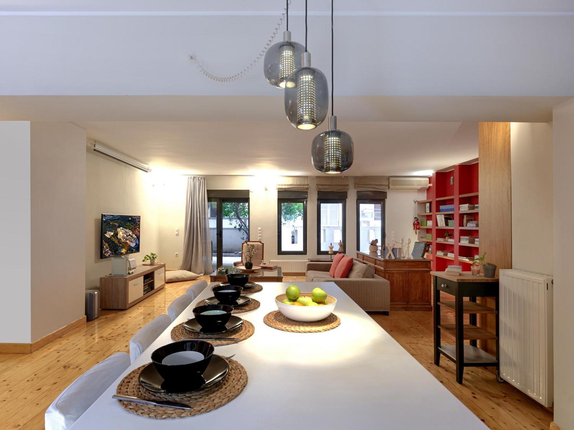 Koukaki Garden Escape Child Friendly Apartment Atene Esterno foto